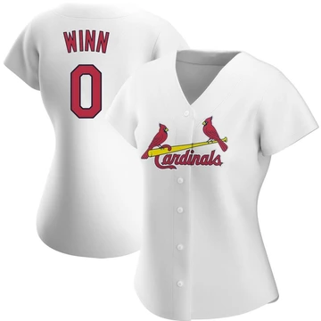 St. Louis Cardinals ＃0 Masyn Winn Women's Authentic Home Jersey - White