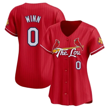 St. Louis Cardinals ＃0 Masyn Winn Women's Limited 2024 City Connect Jersey - Red