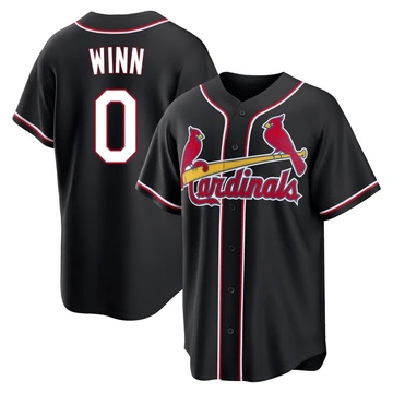 St. Louis Cardinals ＃0 Masyn Winn Youth Replica Fashion Out Jersey - Black
