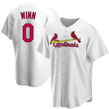 St. Louis Cardinals ＃0 Masyn Winn Youth Replica Home Jersey - White