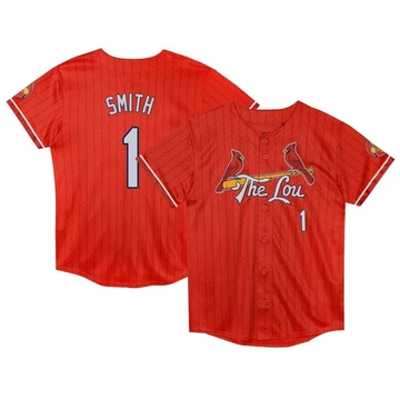 St. Louis Cardinals ＃1 Ozzie Smith Men's Limited Toddler Preschool 2024 City Connect Jersey - Red