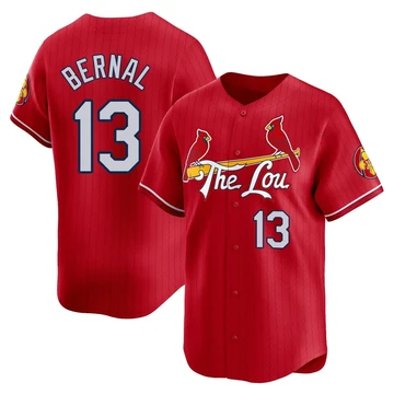 St. Louis Cardinals ＃13 Leonardo Bernal Youth Limited 2024 City Connect Jersey - Red