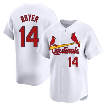 St. Louis Cardinals ＃14 Ken Boyer Youth Limited Home Jersey - White