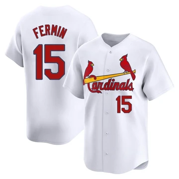 St. Louis Cardinals ＃15 Jose Fermin Youth Limited Home Jersey - White