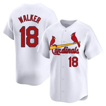 St. Louis Cardinals ＃18 Jordan Walker Youth Limited Home Jersey - White