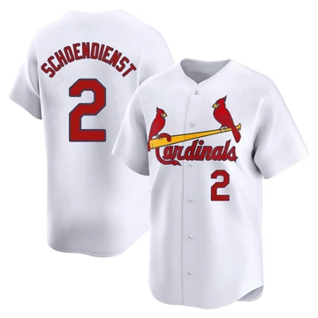St. Louis Cardinals ＃2 Red Schoendienst Youth Limited Home Jersey - White