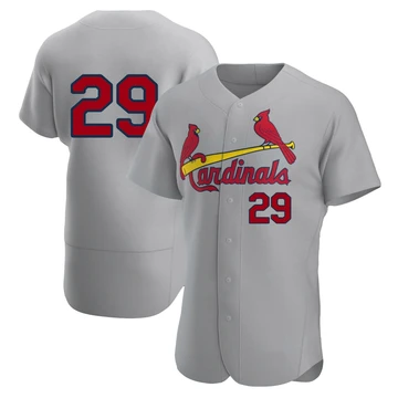 St. Louis Cardinals ＃29 Ramon Urias Men's Authentic Road Jersey - Gray
