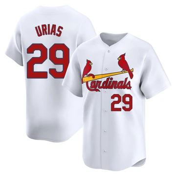 St. Louis Cardinals ＃29 Ramon Urias Men's Limited Home Jersey - White