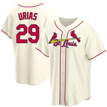 St. Louis Cardinals ＃29 Ramon Urias Youth Replica Alternate Jersey - Cream