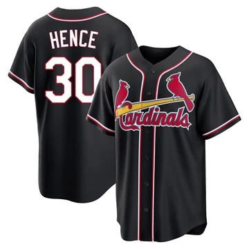 St. Louis Cardinals ＃30 Tink Hence Youth Replica Fashion Out Jersey - Black
