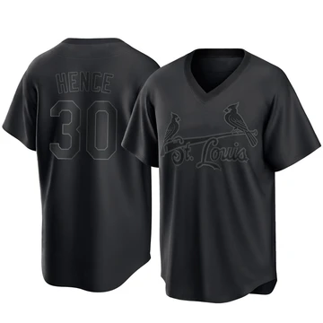 St. Louis Cardinals ＃30 Tink Hence Youth Replica Pitch Fashion Jersey - Black