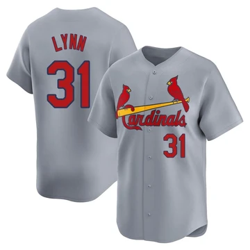St. Louis Cardinals ＃31 Lance Lynn Youth Limited Away Jersey - Gray
