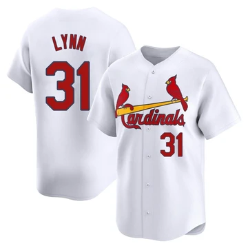 St. Louis Cardinals ＃31 Lance Lynn Youth Limited Home Jersey - White