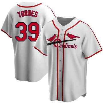 St. Louis Cardinals ＃39 Bryan Torres Youth Limited Home Cooperstown Collection Jersey - White