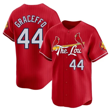 St. Louis Cardinals ＃44 Gordon Graceffo Youth Limited 2024 City Connect Jersey - Red