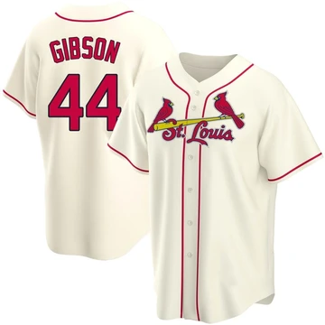 St. Louis Cardinals ＃44 Kyle Gibson Youth Replica Alternate Jersey - Cream