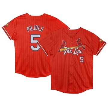 St. Louis Cardinals ＃5 Albert Pujols Men's Limited Toddler Preschool 2024 City Connect Jersey - Red