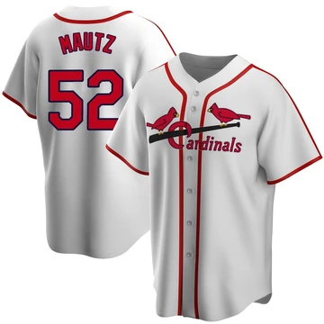 St. Louis Cardinals ＃52 Brycen Mautz Youth Limited Home Cooperstown Collection Jersey - White