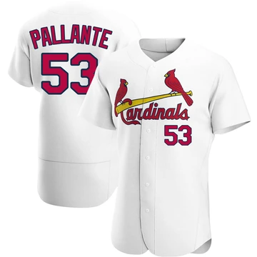 St. Louis Cardinals ＃53 Andre Pallante Men's Authentic Home Jersey - White