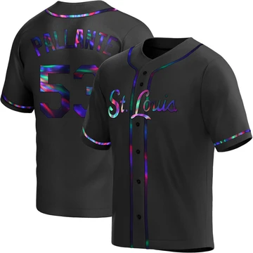 St. Louis Cardinals ＃53 Andre Pallante Youth Replica Holographic Alternate Jersey - Black