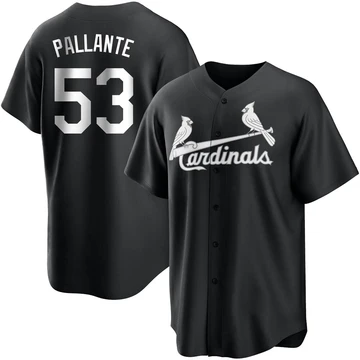 St. Louis Cardinals ＃53 Andre Pallante Youth Replica Jersey - Black/White