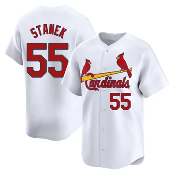 St. Louis Cardinals ＃55 Ryne Stanek Youth Limited Home Jersey - White