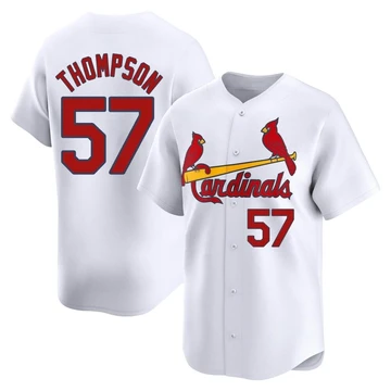 St. Louis Cardinals ＃57 Zack Thompson Youth Limited Home Jersey - White