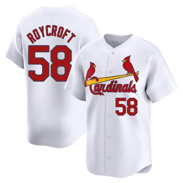 St. Louis Cardinals ＃58 Chris Roycroft Youth Limited Home Jersey - White