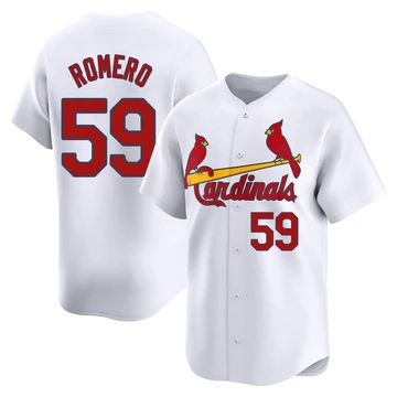 St. Louis Cardinals ＃59 JoJo Romero Men's Limited Home Jersey - White