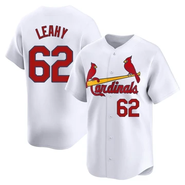 St. Louis Cardinals ＃62 Kyle Leahy Youth Limited Home Jersey - White