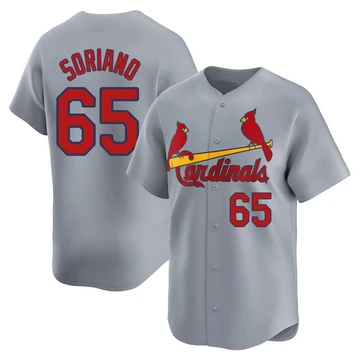 St. Louis Cardinals ＃65 George Soriano Youth Limited Away Jersey - Gray