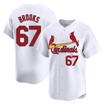 St. Louis Cardinals ＃67 Aaron Brooks Youth Limited Home Jersey - White