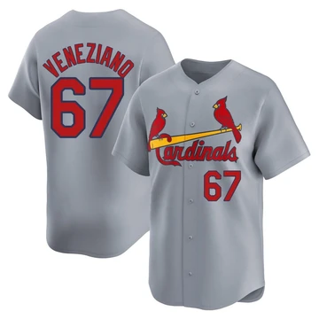 St. Louis Cardinals ＃67 Anthony Veneziano Youth Limited Away Jersey - Gray