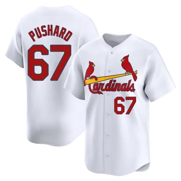 St. Louis Cardinals ＃67 Matthew Pushard Youth Limited Home Jersey - White