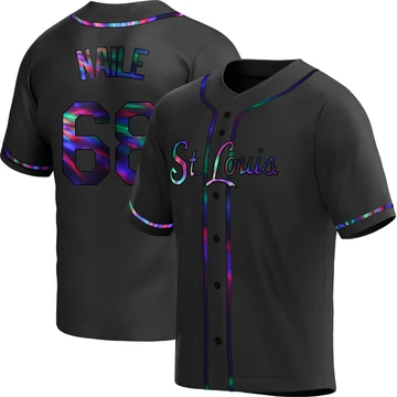 St. Louis Cardinals ＃68 James Naile Youth Replica Holographic Alternate Jersey - Black