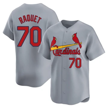 St. Louis Cardinals ＃70 Nick Raquet Youth Limited Away Jersey - Gray