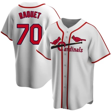 St. Louis Cardinals ＃70 Nick Raquet Youth Limited Home Cooperstown Collection Jersey - White